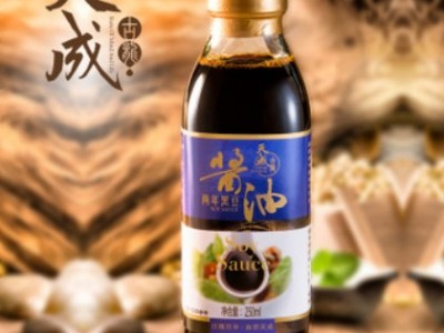 酱味中国 古龙天成两年黑豆酿造酱油250ml *1瓶