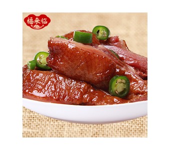 福来临 农家烟熏腊鸭腊味 湖南腊肉土特产 酱板鸭 整只500g包邮