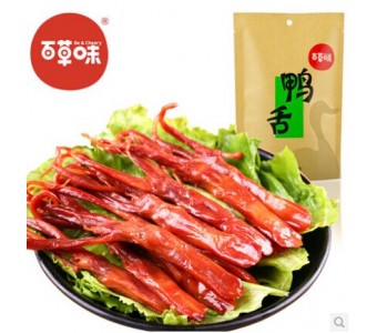 【百草味】新品 酱香鸭舌头100g