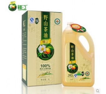 野山茶油5L 井冈山茶油 物理压榨一级 纯正茶籽油茶花油