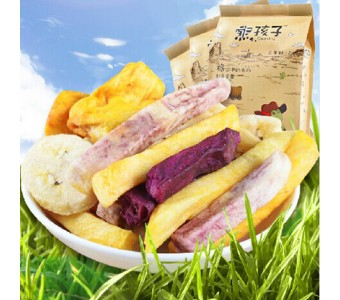 越南综合蔬果干235g*3蔬菜水果干休闲零食脱水综合果蔬干