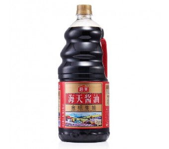 海天金标生抽1.9L 非转基因黄豆酿造酱油 调味料