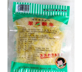 翠花酸菜 东北特产酸菜丝炖排骨正宗白菜腌制泡菜 300g